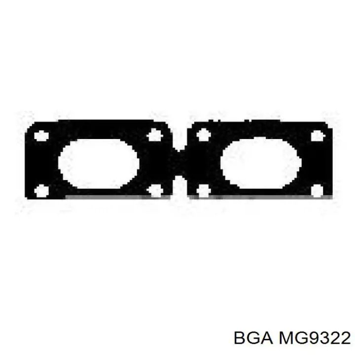 Vedante de tubo coletor de escape BGA MG9322 preço, a partir de 6,88 USD
