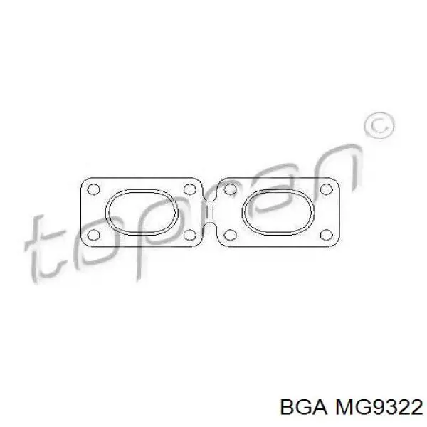 Compre MG9322 BGA Vedante de tubo coletor de escape