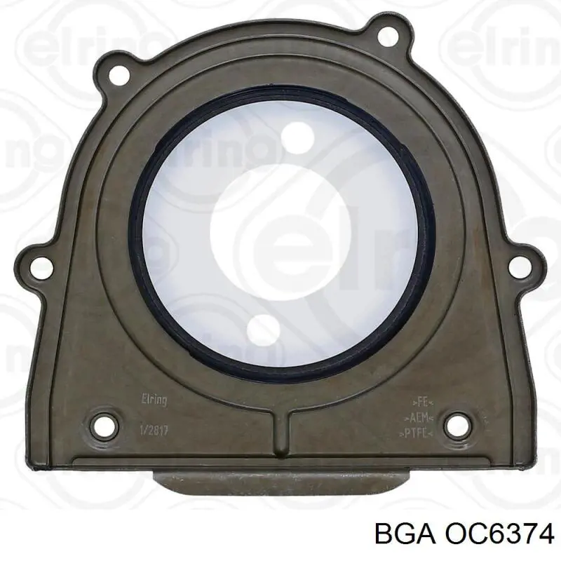Vedação traseira de cambota de motor BGA OC6374 preço, a partir de 43,49 USD