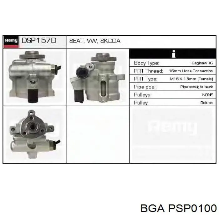 Compre PSP0100 BGA Bomba da Direção hidrâulica assistida