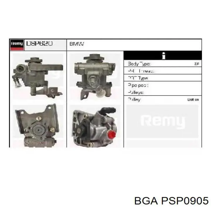 Bomba da Direção hidrâulica assistida BGA PSP0905 preço, a partir de 121,30 USD