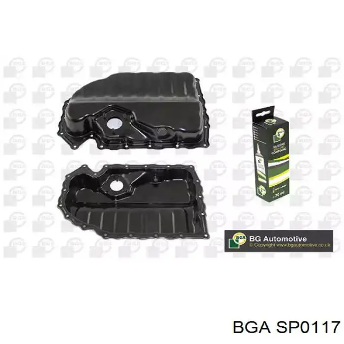 SP0117 BGA Panela de óleo de cárter do motor, parte inferior