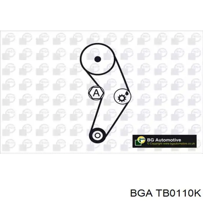 TB0110K BGA Correia do mecanismo de distribuição de gás, kit