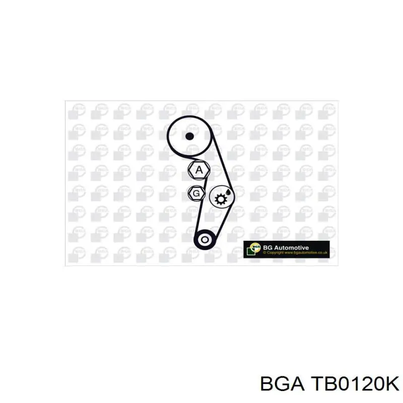 Compre TB0120K BGA Correia do mecanismo de distribuição de gás, kit