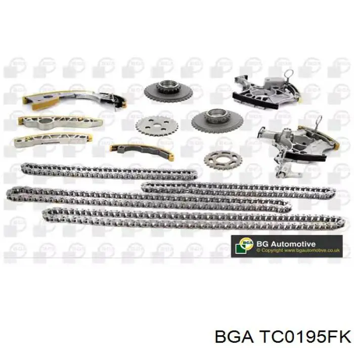 422316 Triclo Cadeia do mecanismo de distribuição de gás, kit