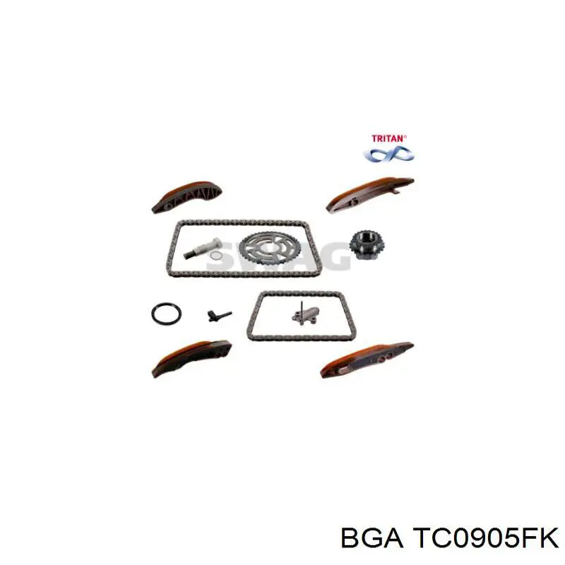 Compre 13528572507 BMW Cadeia do mecanismo de distribuição de gás, kit