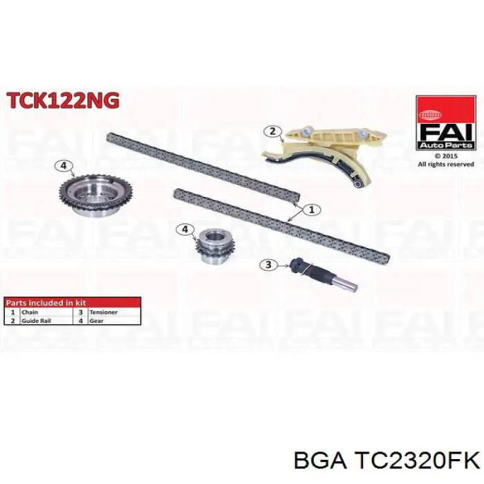 Cadeia do mecanismo de distribuição de gás, kit BGA TC2320FK preço, a partir de 194,21 USD