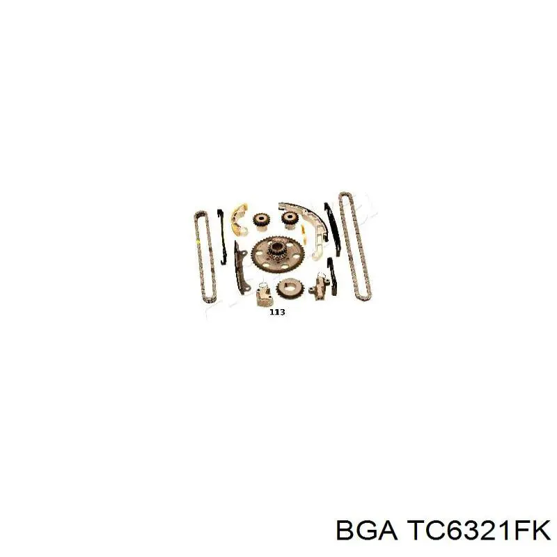 Compre TC6321FK BGA Cadeia do mecanismo de distribuição de gás, kit
