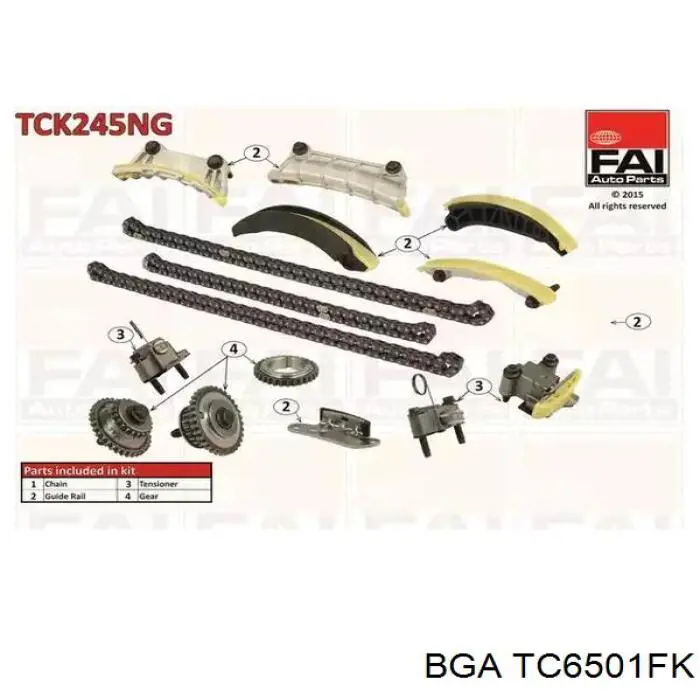 Compre 2182956 Opel Cadeia superior do mecanismo de distribuição de gás, kit