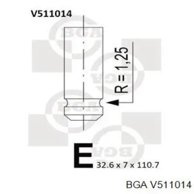 Válvula de escape BGA V511014 preço, a partir de 6,02 USD