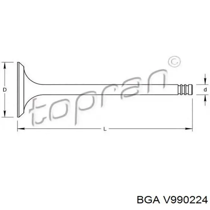 Válvula de escape BGA V990224 preço, a partir de 13,47 USD