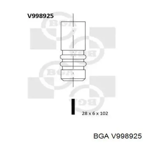 V998925 BGA Válvula de escape