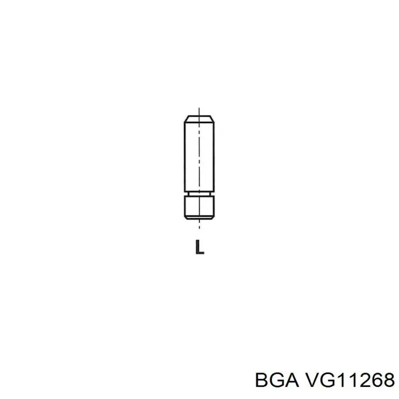VG11268 BGA Guia de válvula