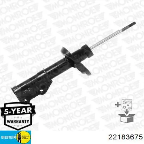 Compre 22183675 Bilstein Amortecedor dianteiro esquerdo