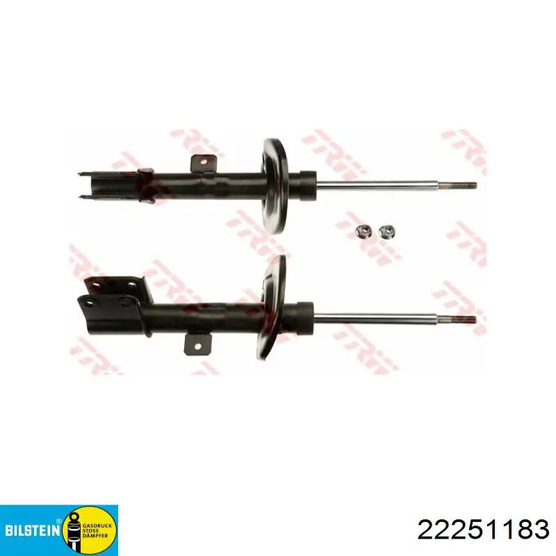 Amortecedor dianteiro 1628564680 Peugeot/Citroen