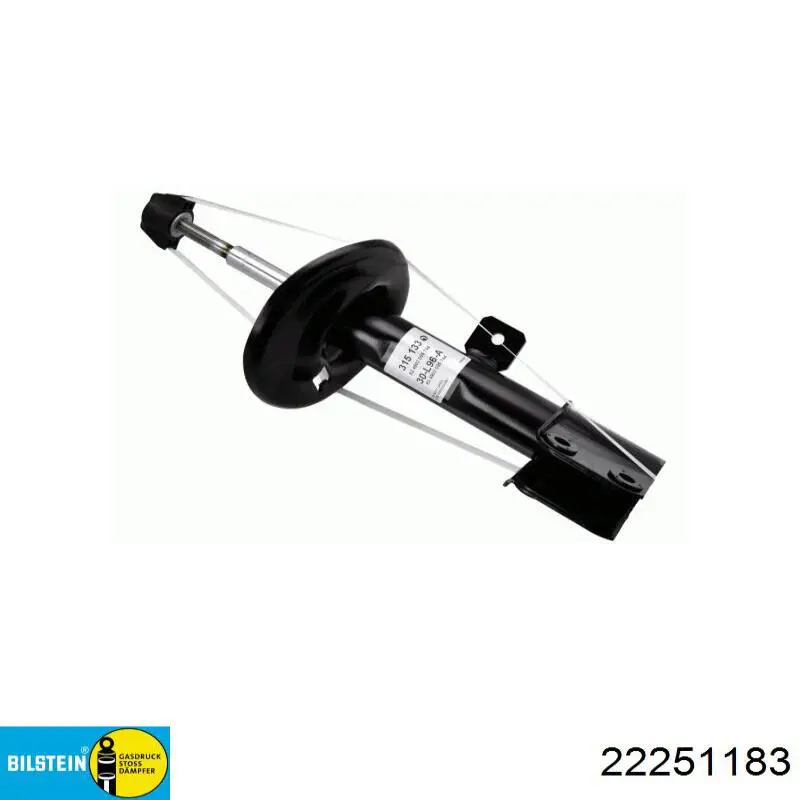 1628564680 Peugeot/Citroen Amortecedor dianteiro