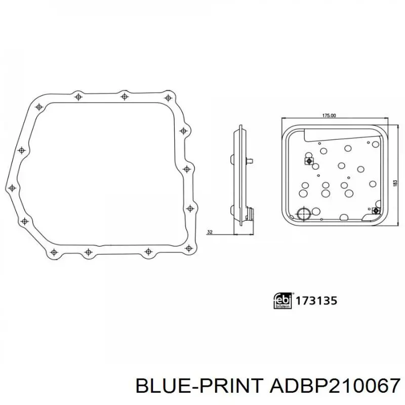 Filtro da Caixa Automática de Mudança 04864505 Mitsubishi
