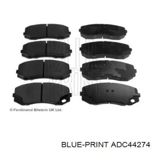 Sapatas do freio dianteiras de disco Blue Print ADC44274 preço, a partir de 56,28 USD