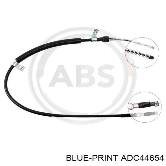 Compre ADC44654 Blue Print Cabo do freio de estacionamento dianteiro