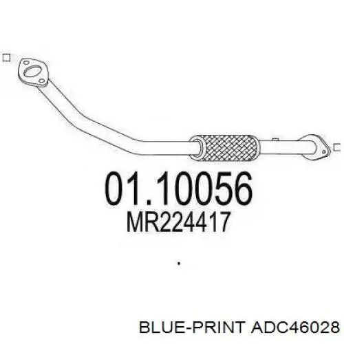 Compre MR224417 Mitsubishi Tubo de admissão dianteiro (calças) do silenciador