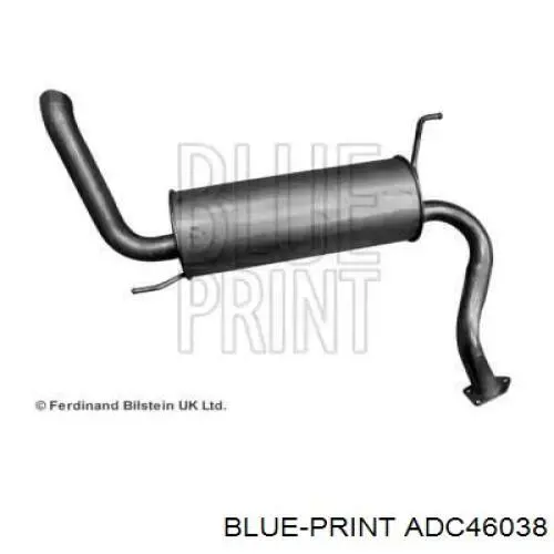 ADC46038 Blue Print Silenciador, parte traseira