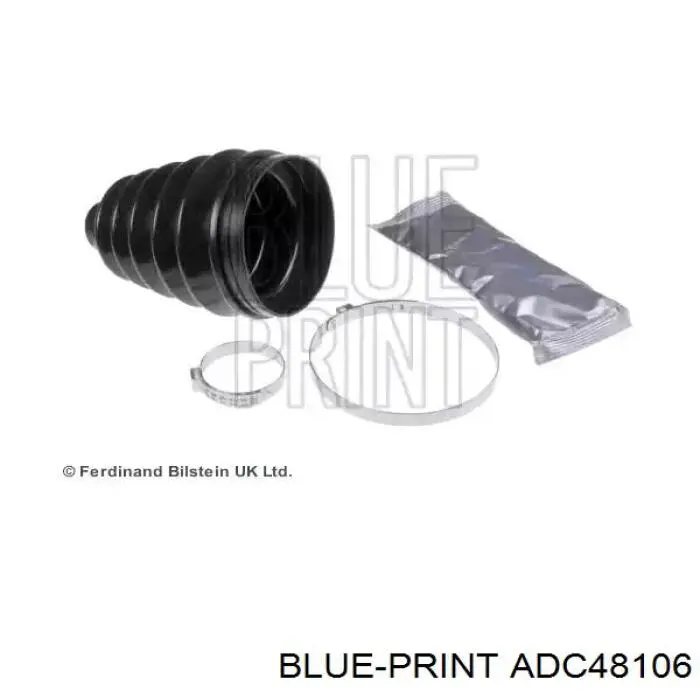 Bota de proteção externa de junta homocinética do semieixo dianteiro Blue Print ADC48106 preço, a partir de 22,01 USD