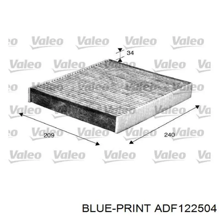 Compre ADF122504 Blue Print Filtro de salão