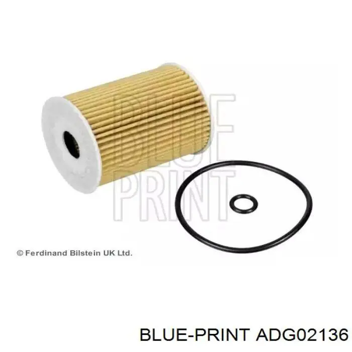 Filtro de óleo Blue Print ADG02136 preço, a partir de 10,34 USD