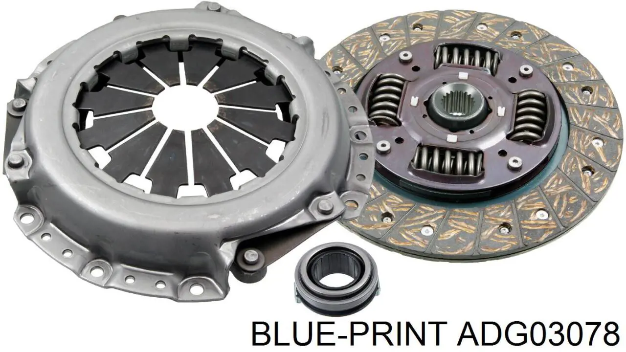 Kit de embraiagem (3 peças) Blue Print ADG03078 preço, a partir de 140,90 USD