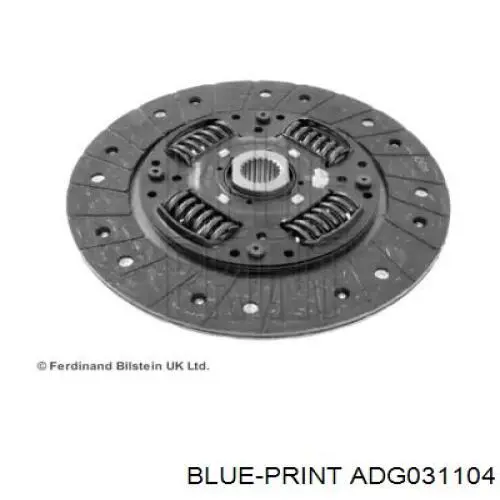 Disco de embraiagem ADG031104 Blue Print