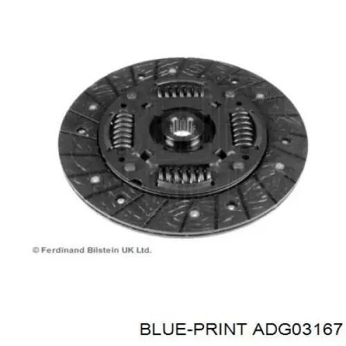 Disco de embraiagem ADG03167 Blue Print