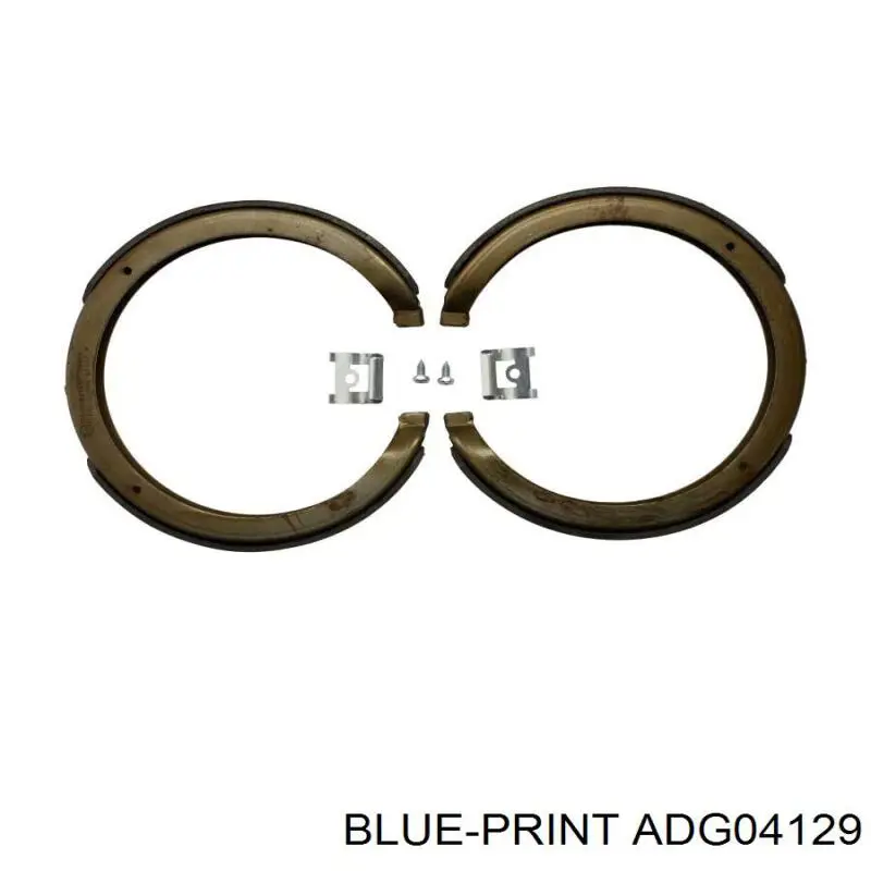 Compre ADG04129 Blue Print Sapatas do freio de estacionamento