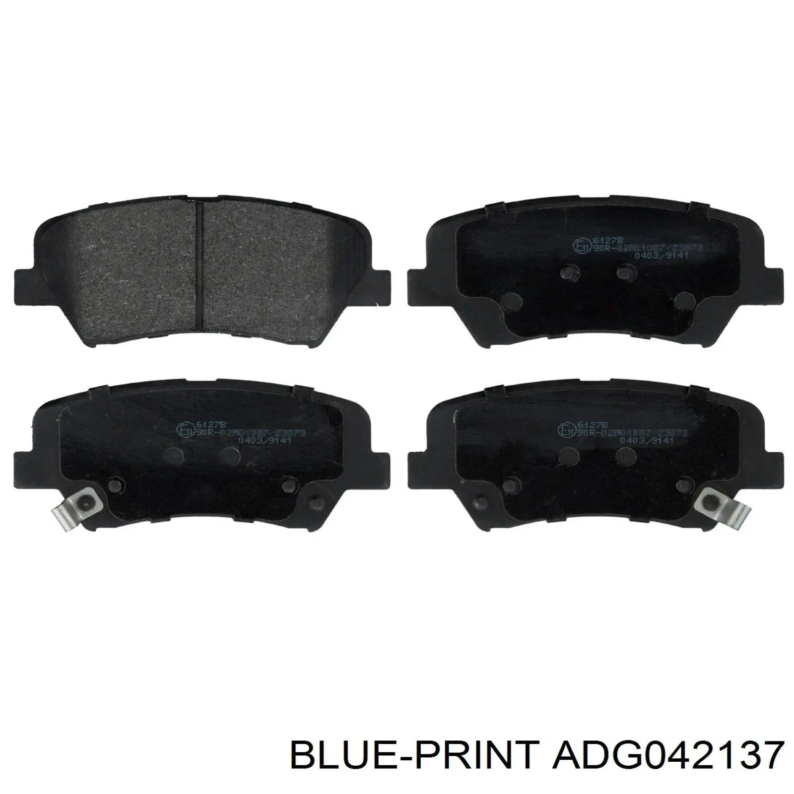 Compre ADG042137 Blue Print Sapatas do freio dianteiras de disco