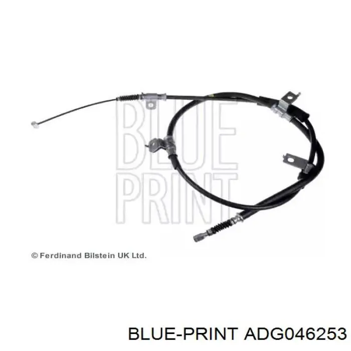Cabo do freio de estacionamento traseiro direito Blue Print ADG046253 preço, a partir de 29,56 USD