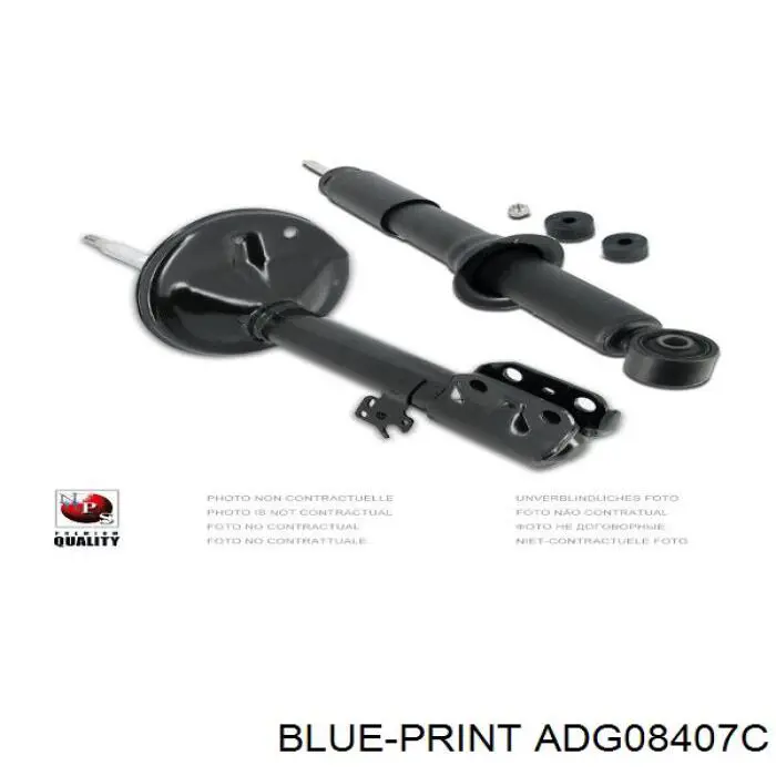 Amortecedor traseiro esquerdo Blue Print ADG08407C preço, a partir de 76,19 USD