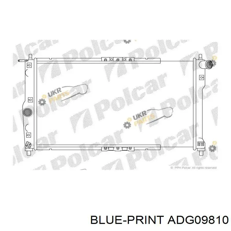 Radiador de esfriamento de motor R20003 Sato Tech