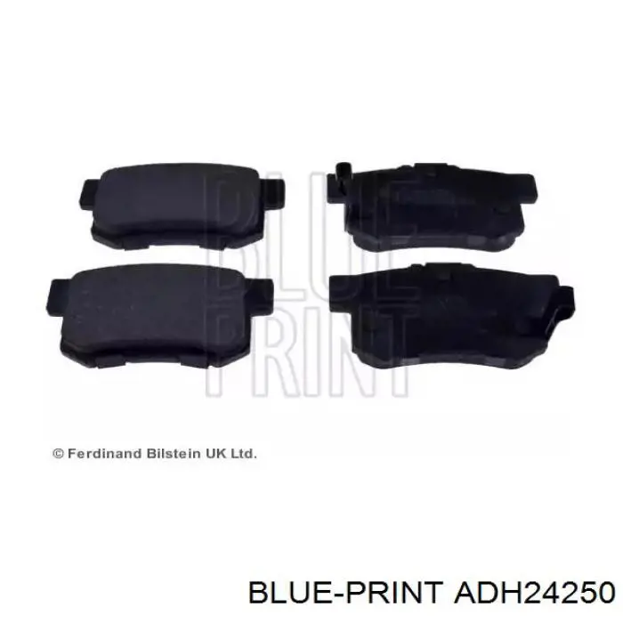 Sapatas do freio traseiras de disco Blue Print ADH24250 preço, a partir de 22,43 USD