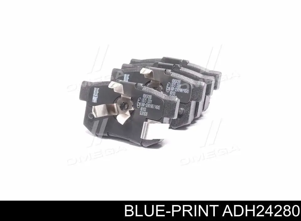 Sapatas do freio traseiras de disco Blue Print ADH24280 preço, a partir de 30,34 USD