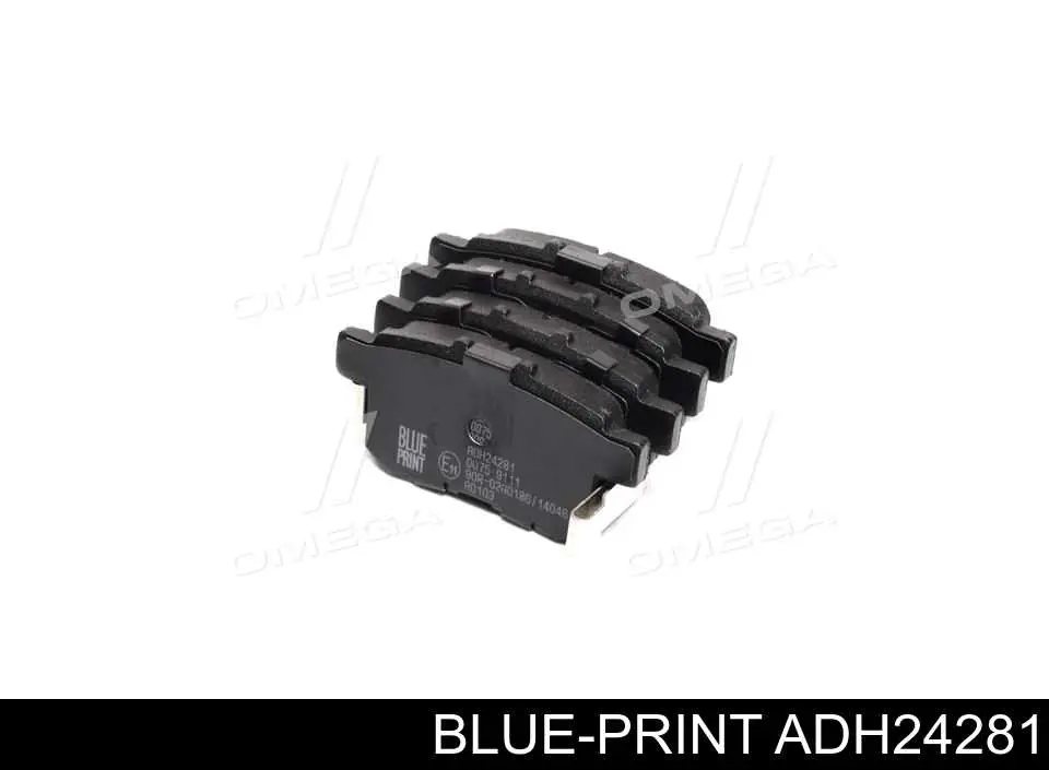 Sapatas do freio traseiras de disco Blue Print ADH24281 preço, a partir de 29,67 USD