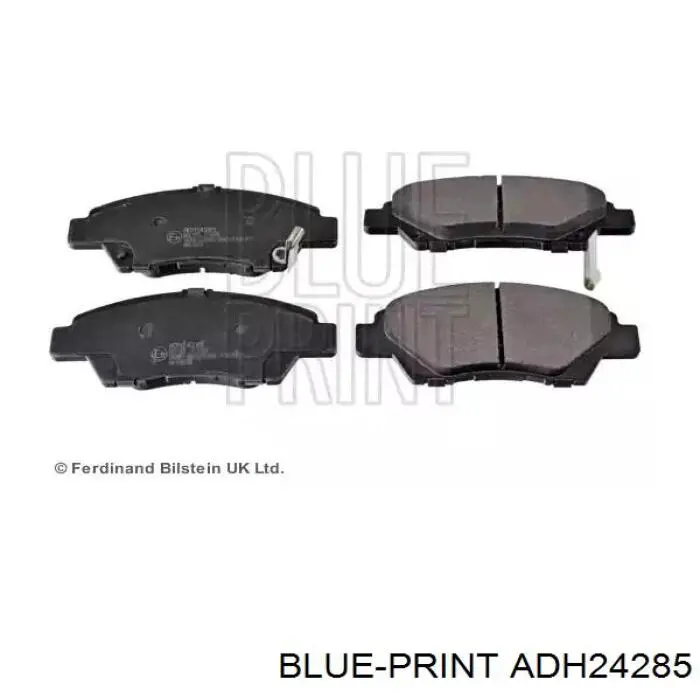 Sapatas do freio dianteiras de disco Blue Print ADH24285 preço, a partir de 34,10 USD