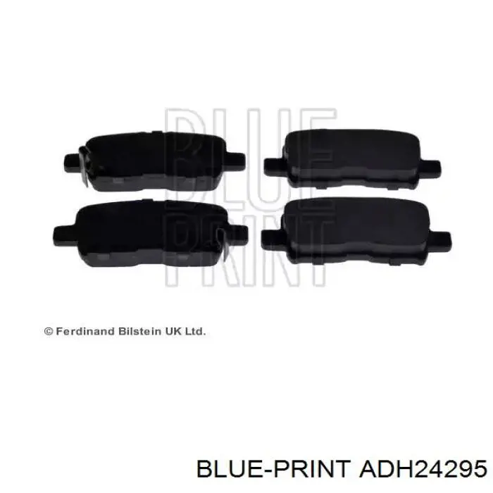 Sapatas do freio traseiras de disco Blue Print ADH24295 preço, a partir de 43,72 USD