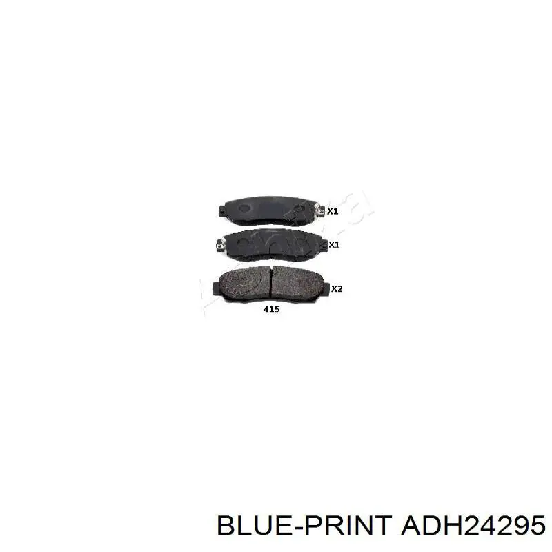 Compre ADH24295 Blue Print Sapatas do freio traseiras de disco