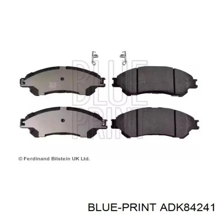 Sapatas do freio dianteiras de disco Blue Print ADK84241 preço, a partir de 38,15 USD