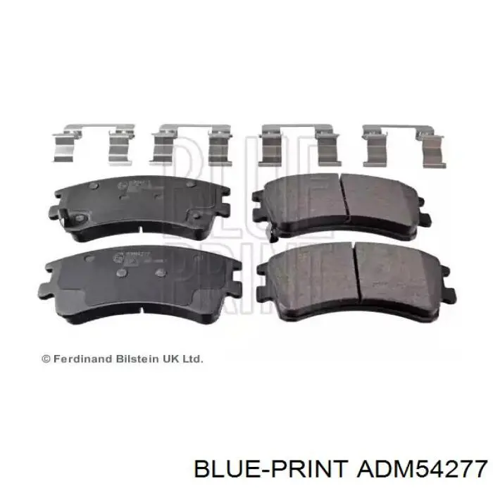 Sapatas do freio dianteiras de disco Blue Print ADM54277 preço, a partir de 31,87 USD