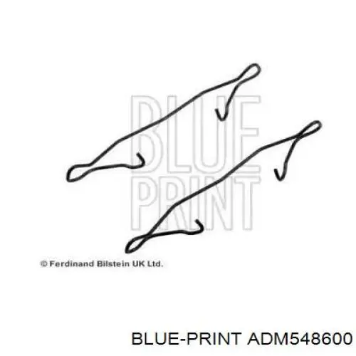 Kit de molas de fixação de sapatas de disco dianteiras Blue Print ADM548600 preço, a partir de 11,95 USD