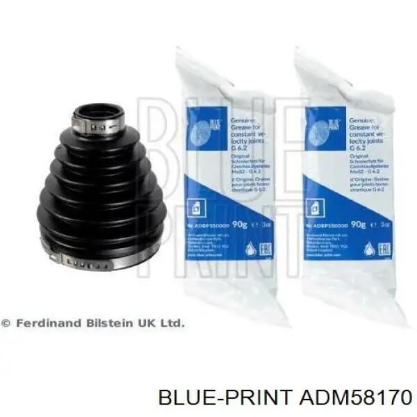 Semieixo (acionador) dianteiro esquerdo Blue Print ADM58170 preço, a partir de 39,05 USD
