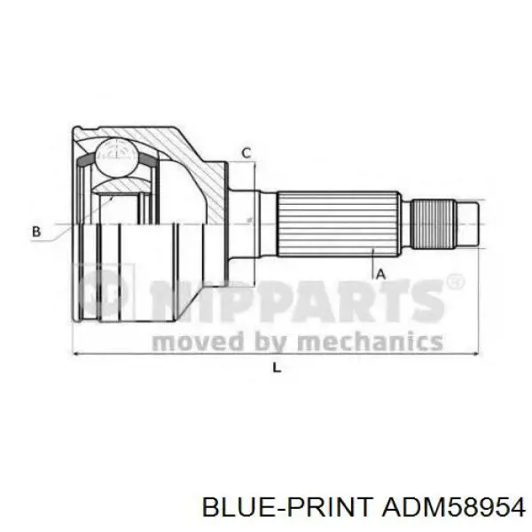 Compre FA8125500A Mazda Junta homocinética externa dianteira