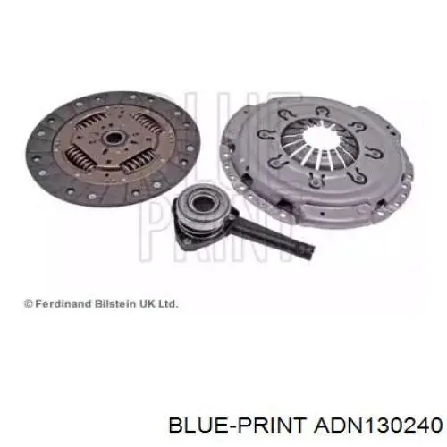 Kit de embraiagem (3 peças) Blue Print ADN130240 preço, a partir de 208,80 USD