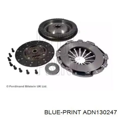 Kit de embraiagem (3 peças) Blue Print ADN130247 preço, a partir de 684,48 USD