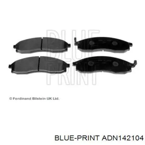 Compre D106038UXM01 Nissan/Infiniti Sapatas do freio dianteiras de disco